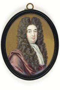 Edmund Dummer, inżynier budownictwa, inspektor marynarki wojennej (akwarela na kości słoniowej)