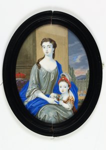 Lady Catherine Darnley, księżna Buckingham (emalia)