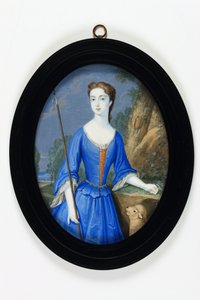 Lady Frances Spencer, później hrabina Carlisle (emalia)