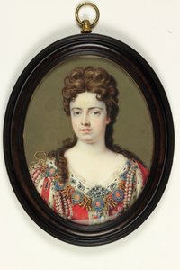 Queen Anne (akwarela na kości słoniowej)