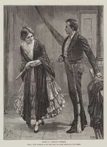 Krucjata Excelsiora, autor: Bret Harte autorstwa Bernard Partridge