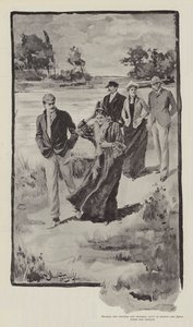 Dziwne przygody łodzi-domu — William Black autorstwa Bernard Partridge
