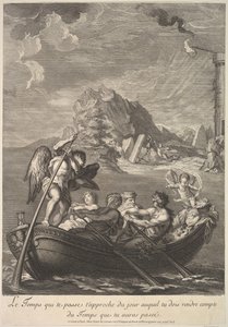 Alegoria czasu, 1690-1733. autorstwa Bernard Picart
