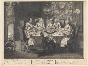 Obchody wieczerzy paschalnej autorstwa Bernard Picart
