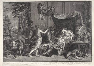 Śmierć Meleagera Historia Meleagera (tytuł serii) autorstwa Bernard Picart