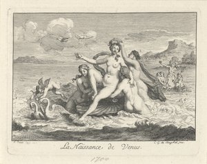Geboorte van Venus Narodziny Wenus (tytuł na obiekcie) autorstwa Bernard Picart