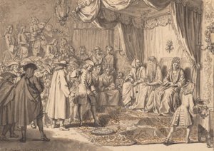 Ślub wśród portugalskich Żydów autorstwa Bernard Picart