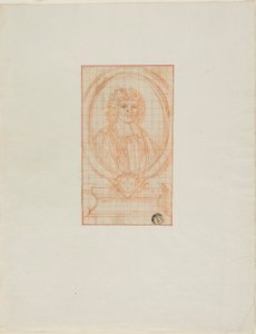 Medalion z portretem duchownego autorstwa Bernard Picart
