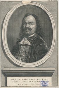 Michiel de Ruyter 1607-1676 Centrum Dziedzictwa Rozet 300 191 d 2 A-51 autorstwa Bernard Picart