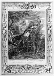 Pan Chase Syrinx (grawerunek) autorstwa Bernard Picart