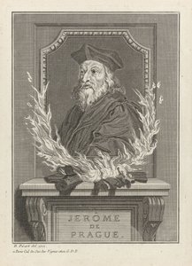 Portret Hieronima z Pragi, 1712 autorstwa Bernard Picart
