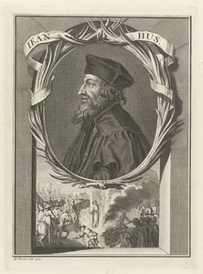 Portret Jana Husa, 1712 autorstwa Bernard Picart