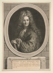 Portret Rogera de Piles autorstwa Bernard Picart