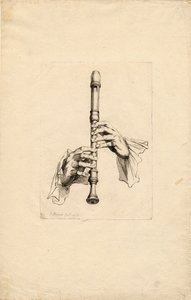 Ręce rejestratorów, um 1700 autorstwa Bernard Picart