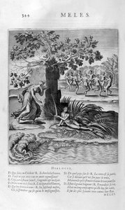 Rzeka Meles, 1615 autorstwa Bernard Picart