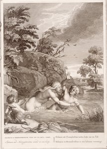 Salmacis i Hemaphroditus zjednoczeni w jednym ciele, 1731 autorstwa Bernard Picart