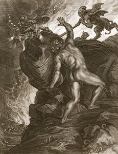 Syzyf pchający swój kamień na górę, 1731