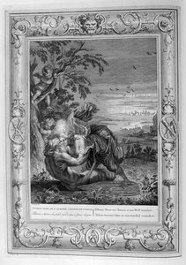 Titon i Aurora (grawerowanie) autorstwa Bernard Picart