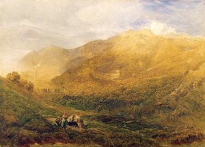 Arthog, niedaleko Barmouth (olej na płótnie)