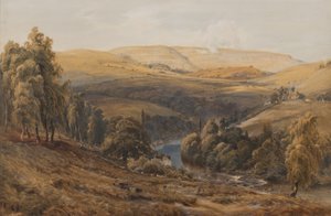 Valley of the Dee, niedaleko Llangollen (wc na papierze)