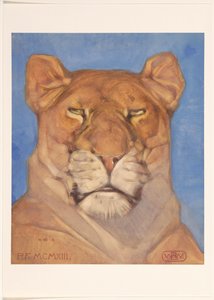 Głowa lwicy autorstwa Bernard Willem Wierink