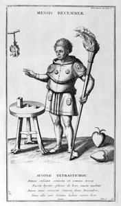 Reprezentacja z grudnia 1757 autorstwa Bernard de Montfaucon
