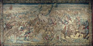 Odcinek bitwy pod Pawią (1525) autorstwa Bernard van Orley