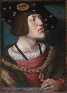 Portret Karola V, Świętego Cesarza Rzymskiego autorstwa Bernard van Orley
