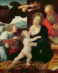Święta Rodzina, 1522 autorstwa Bernard van Orley