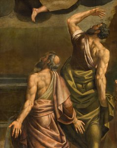 Apsyda, Ołtarz Bernardino Gatti zwany Il Sojaro, uzupełniony przez Giovanniego Battistę Trottiego, zwany IL Malosso, Wniebowzięcie Najświętszej Maryi Panny