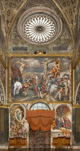 Kontrfaccata, IL Pordenone, Ukrzyżowanie 1520-21, Złożenie 1522, Bernardino Gatti, Zmartwychwstanie 1529