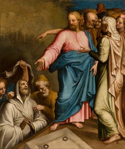 Kaplica Sakramentu SS, I przęsło strona południowa, Bernardino Campi, Lawenda Stopy 1569