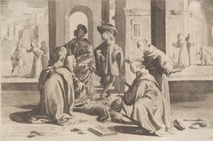 Odcinek 25: W Rzymie św. Bernardyn leczy chorego młodzieńca, Odcinek 26: św. Bern..., 1610-39.