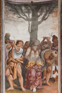 Fragment Męczeństwa św. Katarzyny (fresk)
