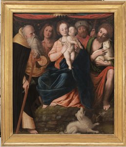 Madonna z Dzieciątkiem ze świętymi Antonim Opatem, Sebastianem, Rocco i Janem Chrzcicielem, 1534