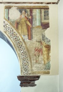 Wypędzenie św. Joachima ze świątyni autorstwa Bernardino Luini