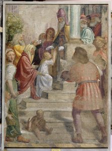 Ofiarowanie Maryi w Świątyni autorstwa Bernardino Luini
