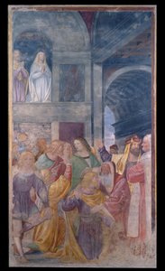 Św. Józef zostaje wybrany na Oblubieńca Dziewicy autorstwa Bernardino Luini