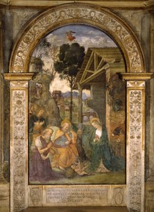 Adoracja Dziecka autorstwa Bernardino di Betto Pinturicchio