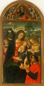 Matka Boża Pokoju – Bernardino Pinturicchio (ok. 1452-1513), olej na panelu