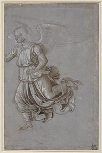 Studium latającego anioła autorstwa Bernardino di Betto Pinturicchio