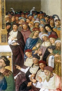 Vie du pape Pio (Pie) II (Enea Silvio Piccolomini autorstwa Bernardino di Betto Pinturicchio