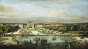 Pałac Nymphenburg, Monachium, ok. 1930 r. 1761. autorstwa Bernardo Bellotto