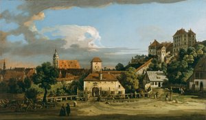Pirna: Obertor z południa, ok. 1760 (olej na płótnie) autorstwa Bernardo Bellotto
