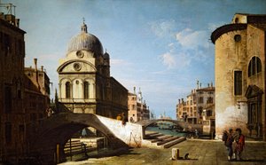Santa Maria dei Miracoli z częścią Santa Maria Nova, Wenecja autorstwa Bernardo Bellotto