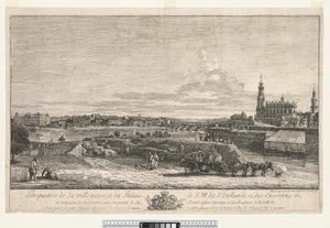 Widok Drezna, 1748. autorstwa Bernardo Bellotto