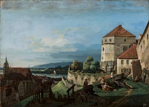 Widok Pirny w Saksonii autorstwa Bernardo Bellotto