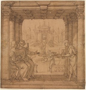Ilustracja z Gerusalemme Liberata . Torquato Tasso