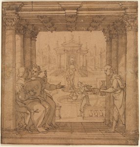 Ilustracja z Torquato Tassos Gerusalemme Liberata, 1586-1590.