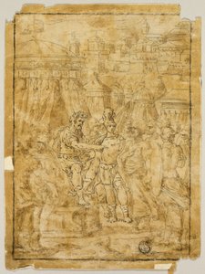 Ilustracja do sceny z wyzwolenia Jerozolimy (Gerusalemme Liberata)